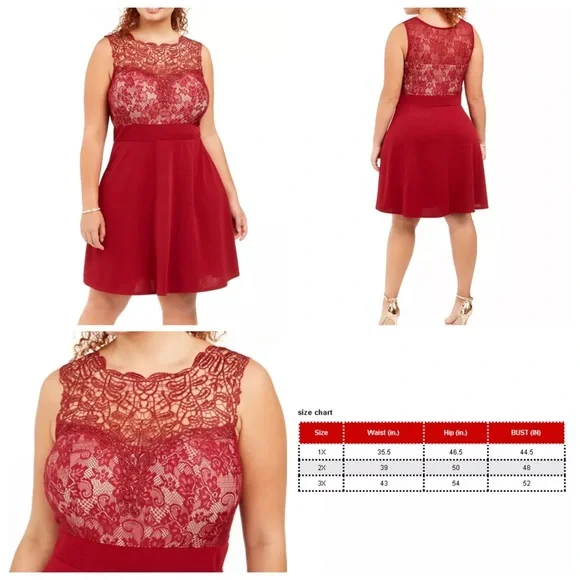 chinese dress ladies Love Is In The Details Lace Lace-Up Skater Dress